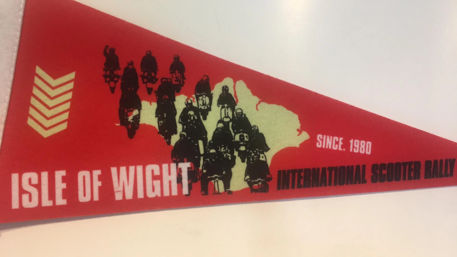 Isle of Wight International Scooter Rally Pennant Flag - Image 3