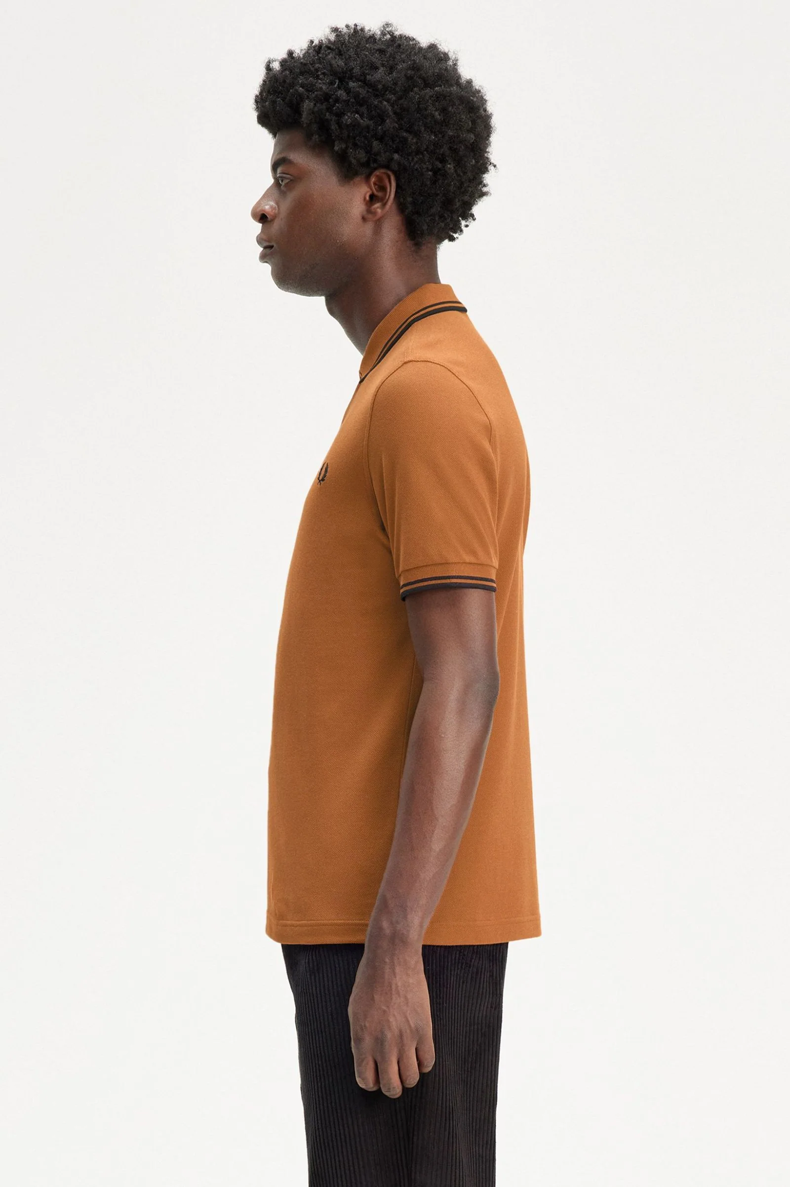 Fred Perry Shirt M3600 - Marmalade - Image 3